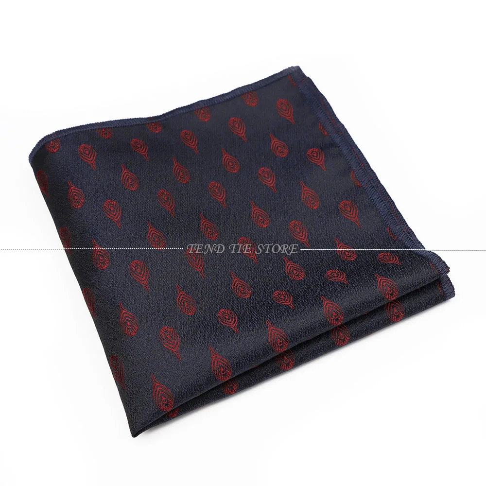 Men's Striped Floral Pocket Square for Weddings