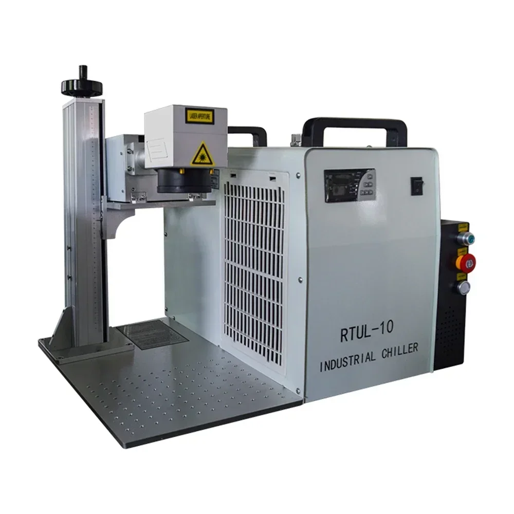 

Portable Desktop UV Fiber La Ser Marking Machine 5W 10W Automatic Metal Engraving Raycus Max JPT La Ser Source Supports DXF PLT