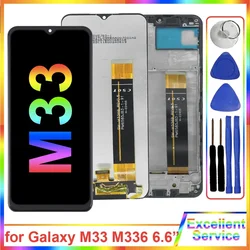 LCD for Samsung Galaxy M33 LCD Display Touch Screen Digitizer Replacement for Samsung M33 M336 SM-M336B/DS SM-M336BU LCD Display