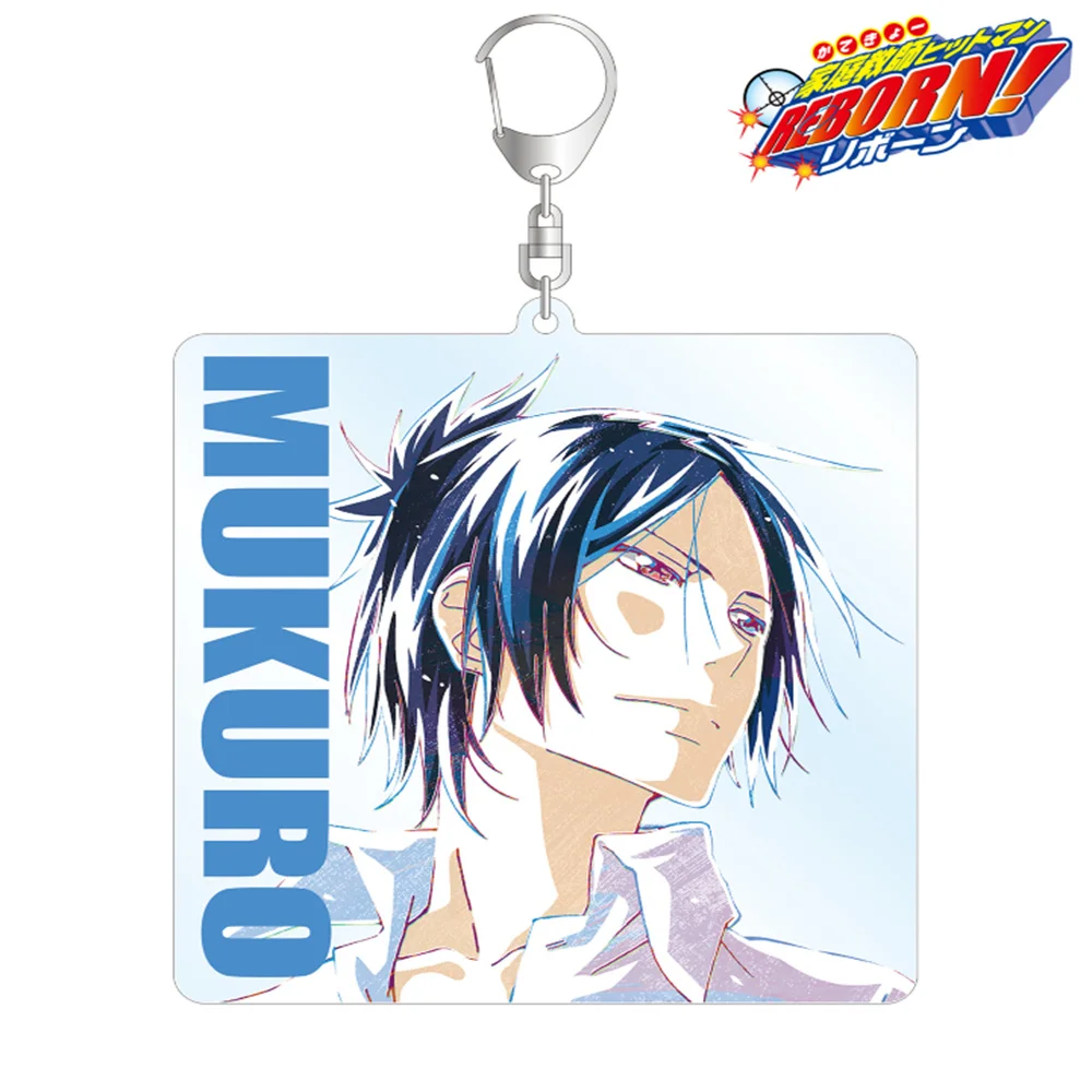 Charm Anime birthday Gifts Family Teachers HITMAN REBORN Gokudera Hayato Hibari Acrylic Keychain Decor Series About 6cm