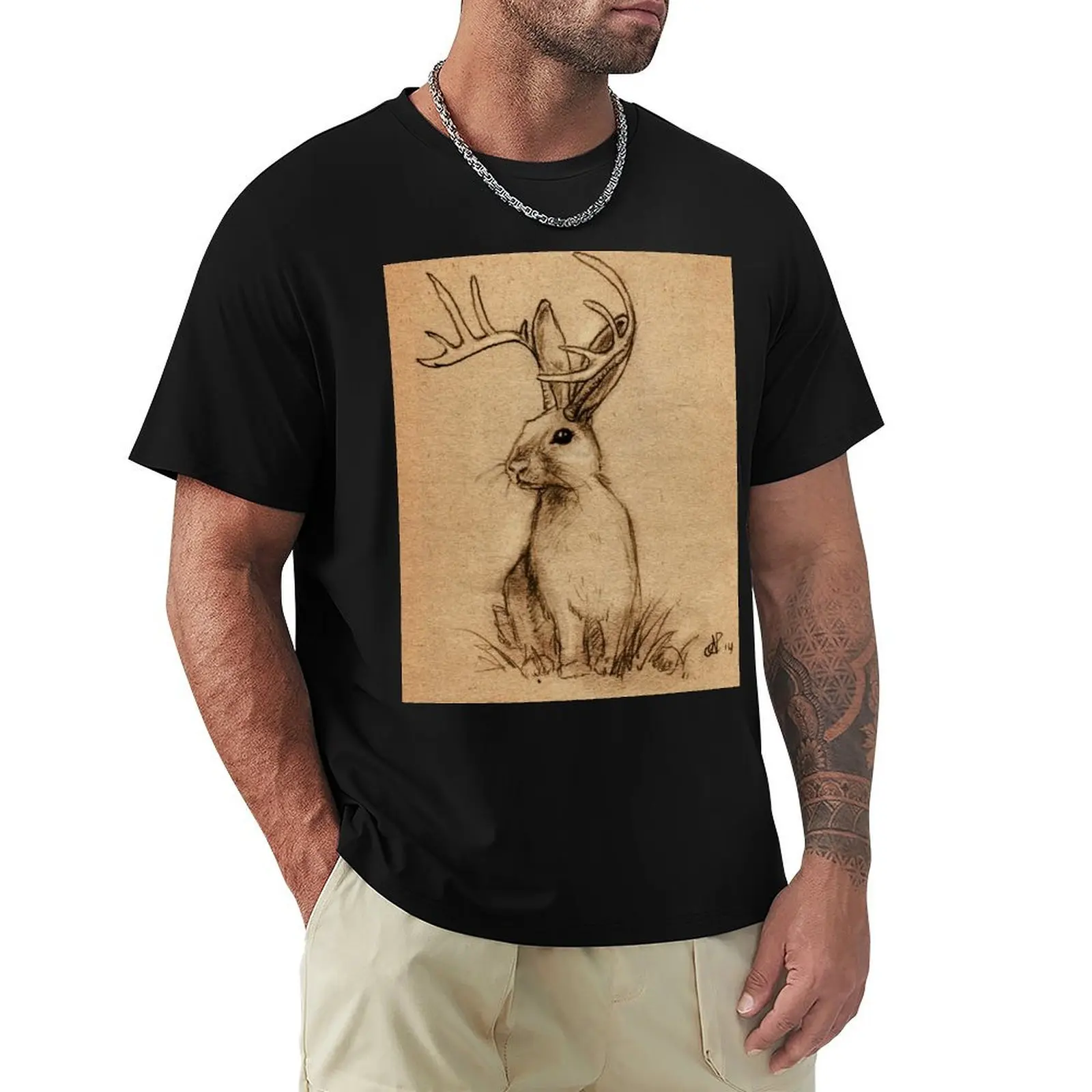 

Jackalope T-Shirt Anti-Wrinkle Short Sleeve T-Shirt