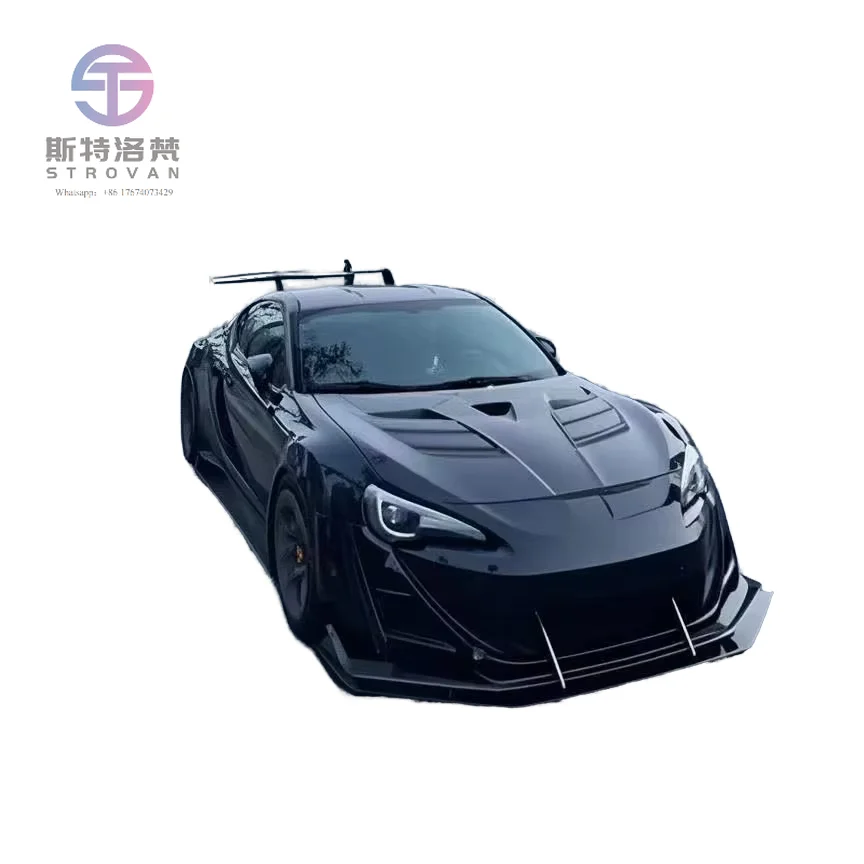 

For GT86 Carbon Fiber Body Kit 86BRZ Upgrade VARS Wheel Arch Front Bumper Rear Bumper Diffuser Side Skirt