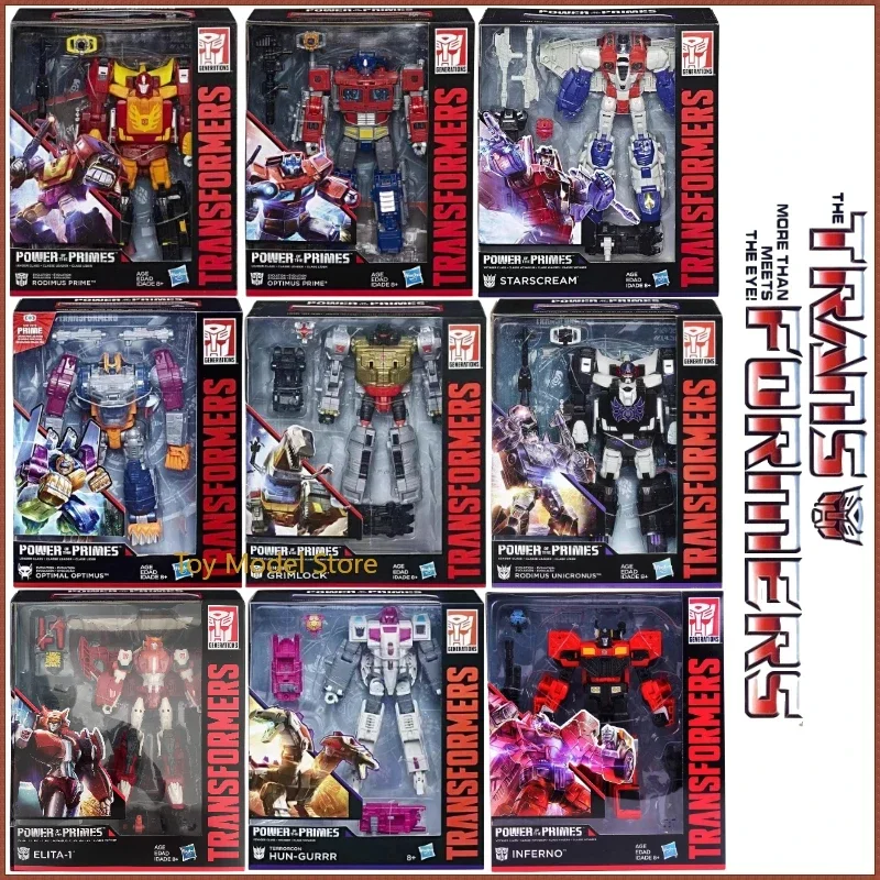 Op voorraad Hasbro Transformers G-serie Power of the Primes Optimus Prime Grimlock verzamelfiguren beweegbare bouwsteencadeau