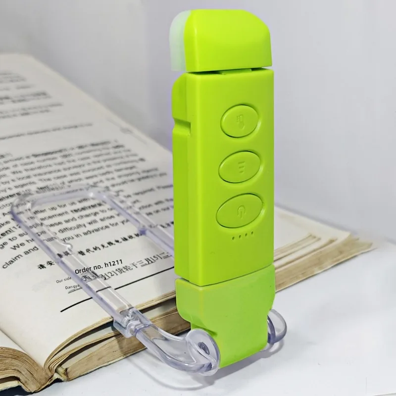 Compact Mini USB Rechargeable Clip On Book Light LED Eye Protection Portable Bookmark Reading Light for Desk Bedroom Travel