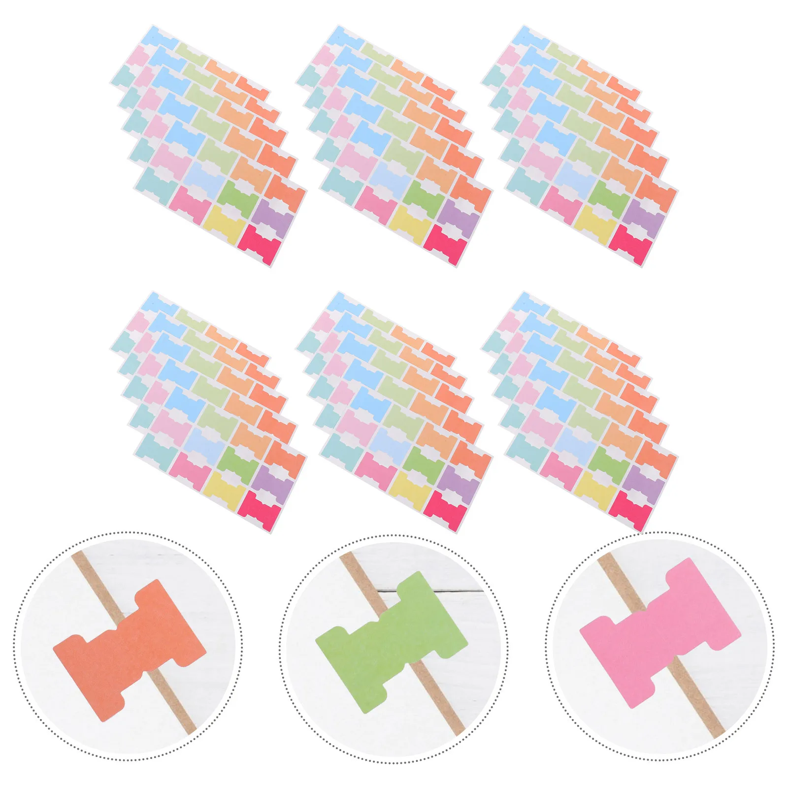 

360Pcs Colorful Index Tabs Writable Adhesive Book Notebook Binders Sticky Page Markers Labels Organize Categorize