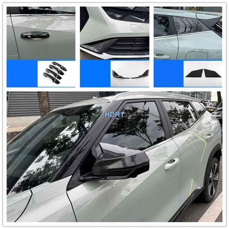 Car Styling Front Bumper Corner Racing Grille Mesh Rear View Mirror Blind Door Handle Louver For Geely Azkarra Boyue Cool 2023 +