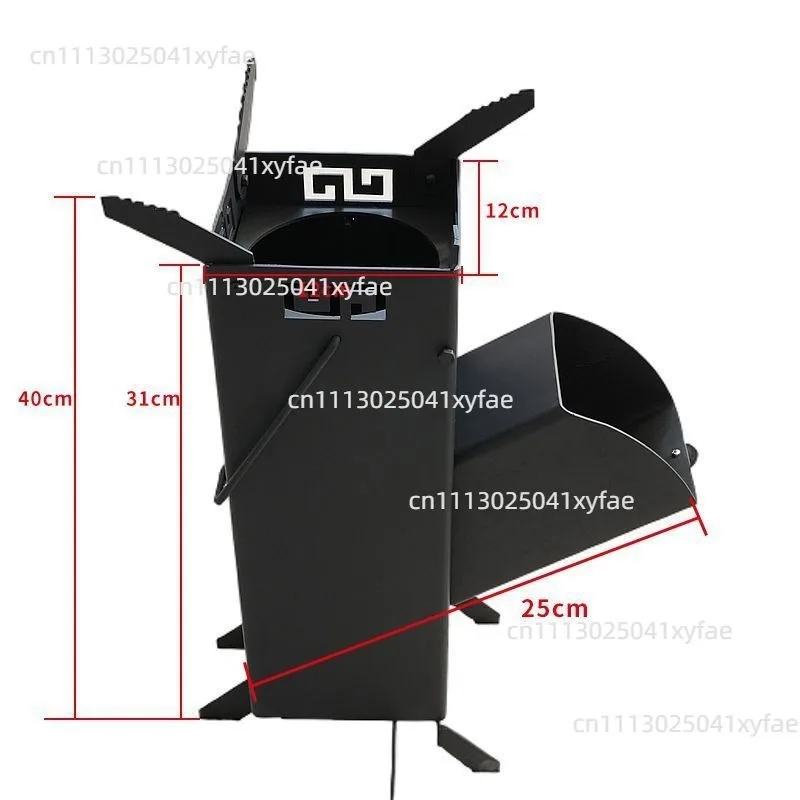 Rocket stove, new outdoor wood stove, picnic stove, convenient folding for picnicking, boiling water,