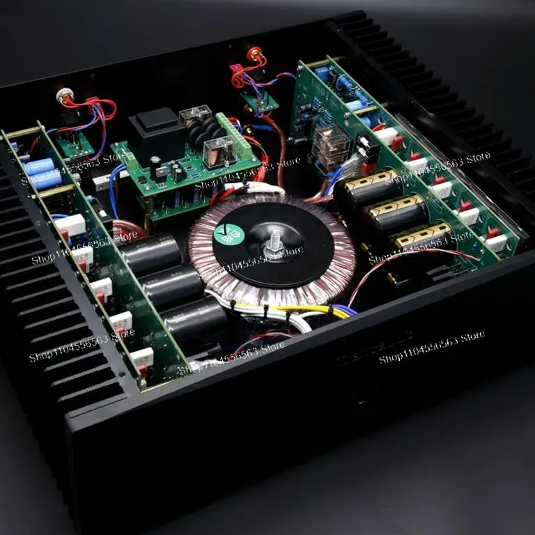 Hi-Fi Stereo Pure Power Amplifier T7 - Berlin Sound Circuit, AP-Assisted Design, Audiophile-Grade Dual-Channel Amp