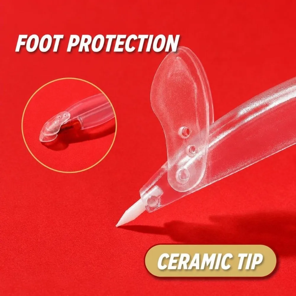 Transparent Plastic Body Metal Compass Replacement Pencil Clip Adjustable Locking Mechanism Drawing Compass Angle Lock