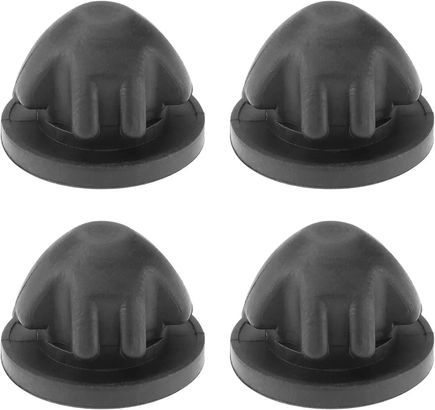4PCS Engine Cover Trim Rubber Mount Grommet Bush Bump Stop 11127614138 For BMW 1-8 Series X4 X5 X6 X7 Engine Accessories