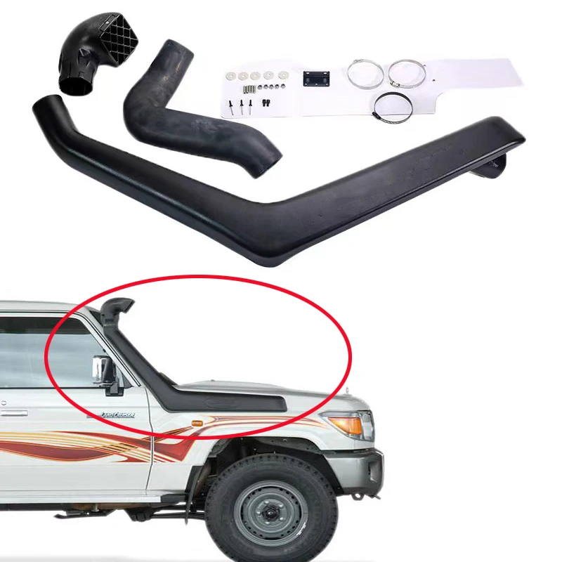 

SUV 4 * 4 AIR FLOW LAND CRUISER LC76 CAR LLDPE Pipe Air Intake Snorkel FOR LANDCRUISER 71, 73, 75, 78, 79 Series Jeeps 2007-2020