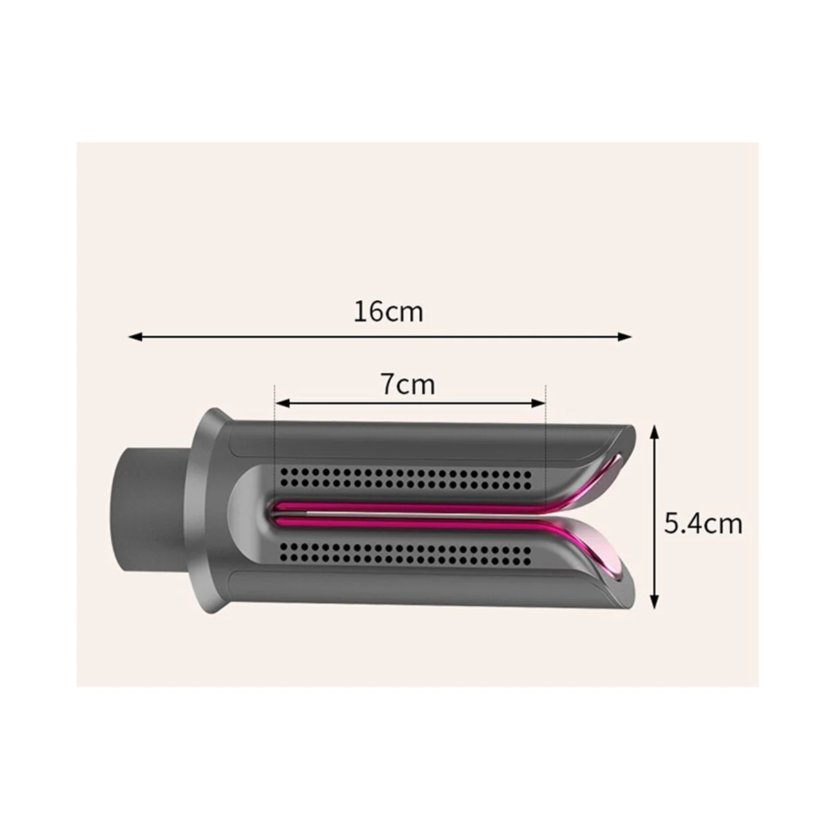 For Dyson Straight Nozzle Attachment Hair Dryer Hair Styling Plate Clip Straightening Tool Nozzle Replacement