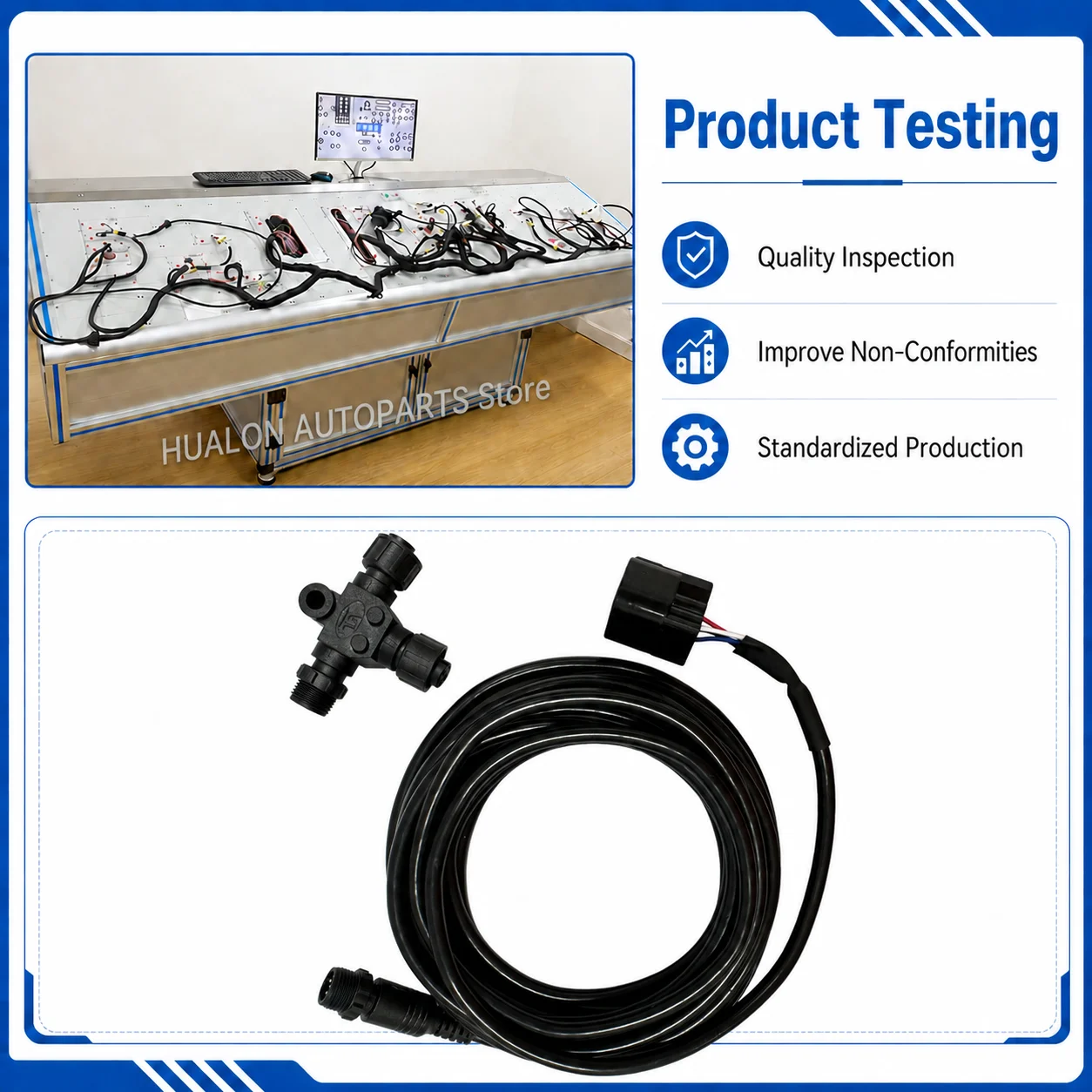 000-0120-37 NMEA2000 Engine Interface Cable Wiring Harness for Yamaha Outboard 2006-2023 Marine Network Connection 7m 23ft