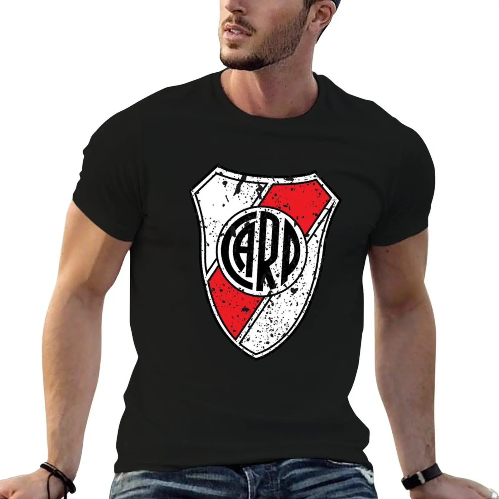 

River Plate T-Shirt cotton t shirts high quality t shirts for man pack cotton funny t shirts dark humor T-shirt