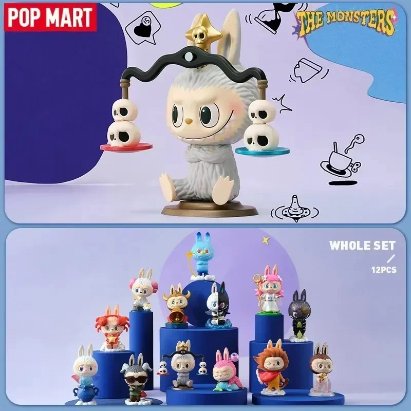 

POP MART LABUBU THE MONSTERS Серия созвездий Mystery Box Подлинная глухая коробка Guess Toys Сумка Орнамент Статуэтки Домашний декор