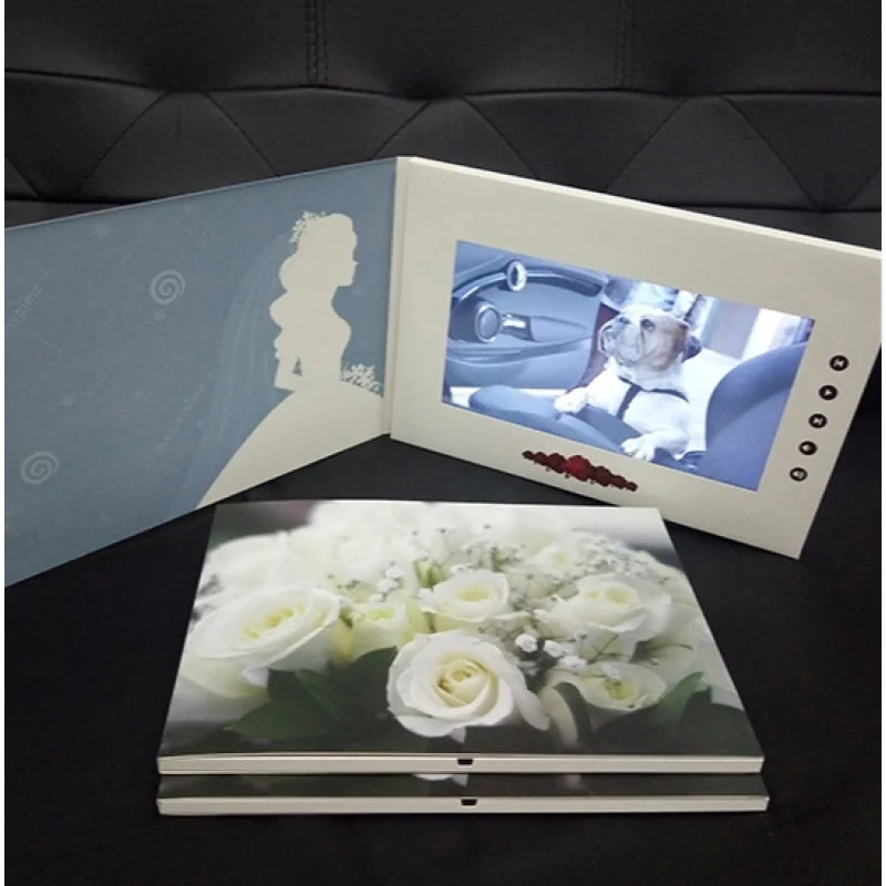 

custom.Customized Printing Video Business Card Popular Video Brochure For Wedding