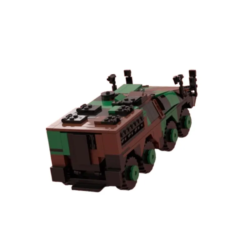 

In-stock new product: MOC 651-piece creative transport armored vehicle model, small particle building blocks, educational toy mo