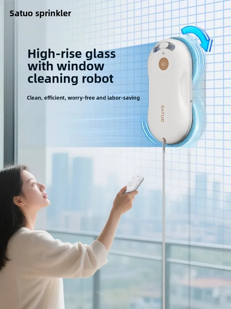 Shadeo T30 Fully Automatic Smart Water Spraying Window Cleaning Robot The Ultimate Tool for High-rise Glass Cleaning