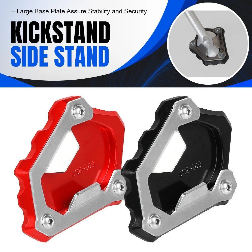 

Motorcycle Accessories Foot Side Stand Support Plate Kickstand Enlarger FOR Scrambler 1200 XC XE 2018 2019 2020 2021 2022 2023
