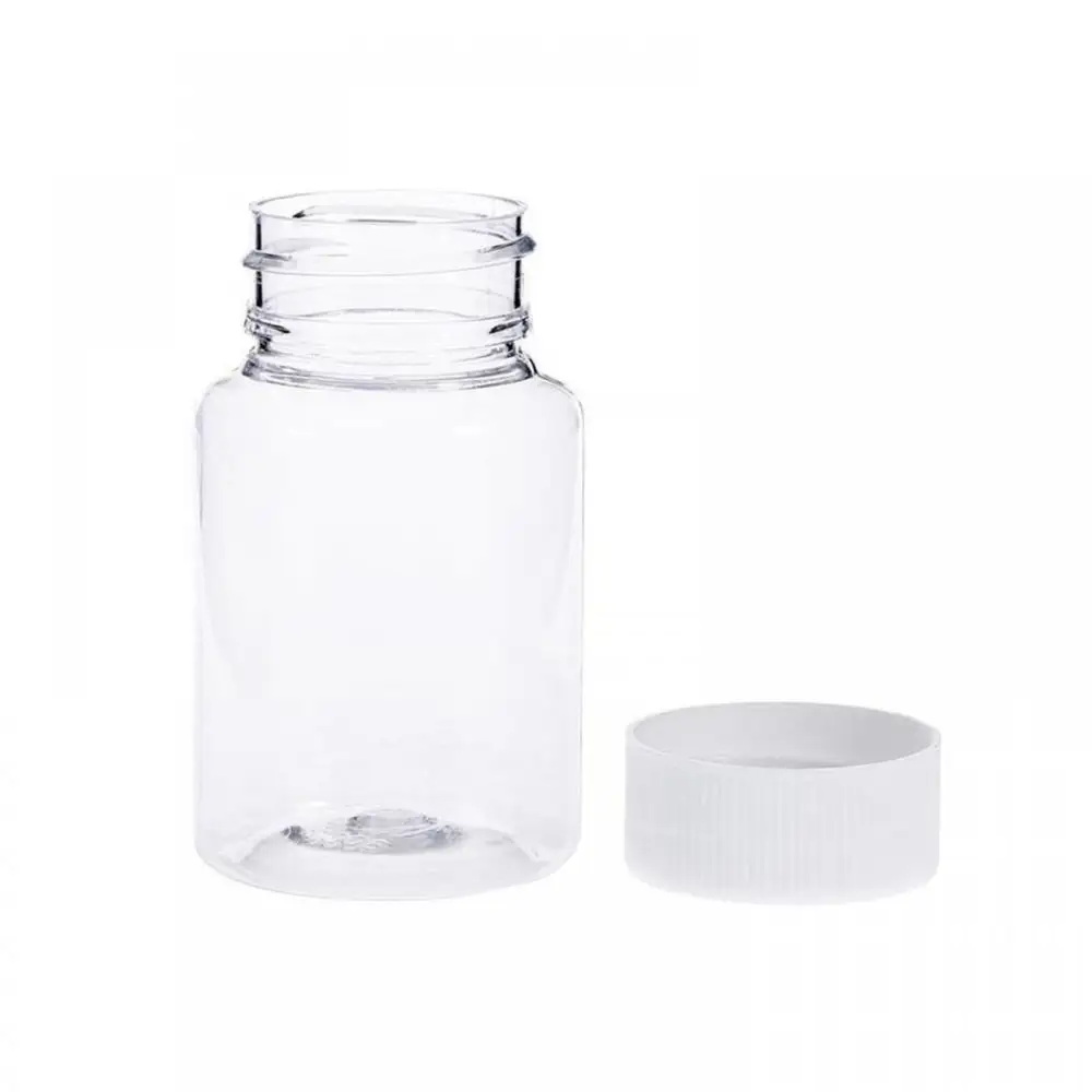 투명 플라스틱 용기, 알약 병, 소금 캔디 케이스, 보관 용기, 30ml, 10 개