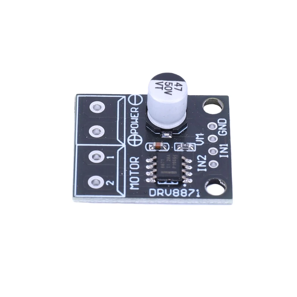 DRV8871 H-Bridge Brushed DC Motor Driver Board 6.5V- 45V 3.6A Current Sense PWM Control for Arduino