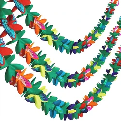 3M Colorful Wreaths and Ribbons Decorate Hawaii Summer Tropical Party Home Decorate Tropical Island Beach Holiday Supplies