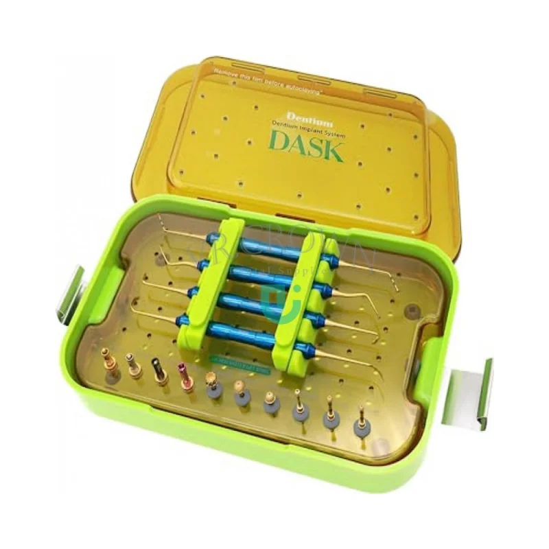 

Dentium Dental Maxillary Sinus Lift Kit Surgical Drill Stopper Hand Instrument DASK Sinus Kit