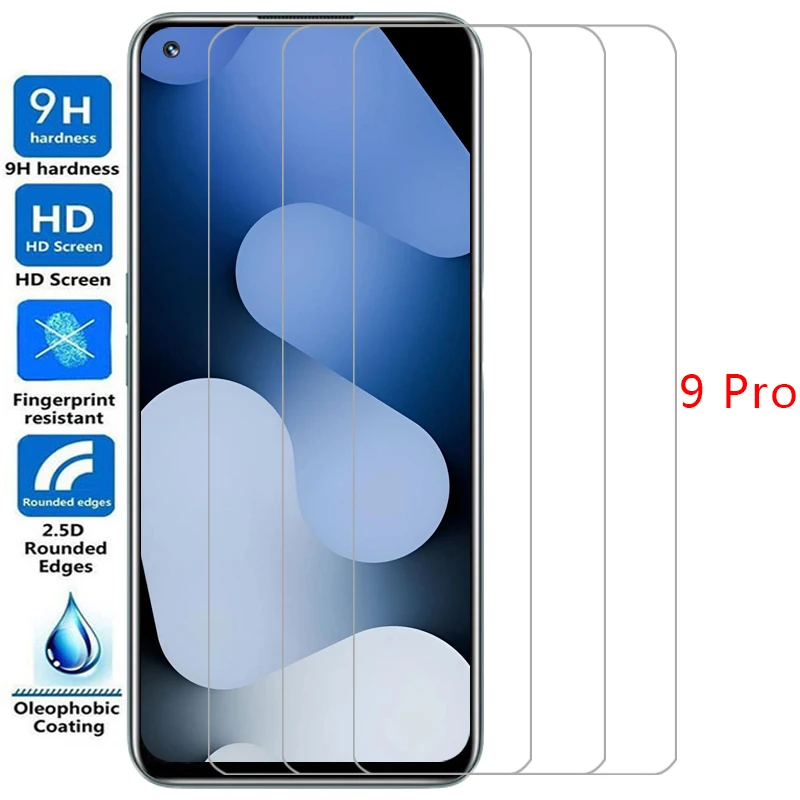 Screen Protector for Realme 9 Pro Plus Protective Tempered Glass on Realme9 9Pro Realme9Pro 5G Film Realmi Real Me Reali Relme