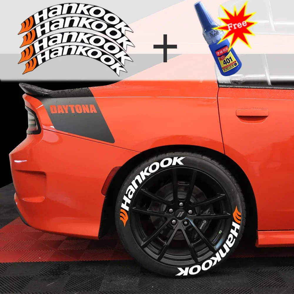 Tire Letter Sticker 3D Car Motorcycle Tire Modified Rubber Stickers Waterproof Racing Wheel Stickers Decals for Car Tyre