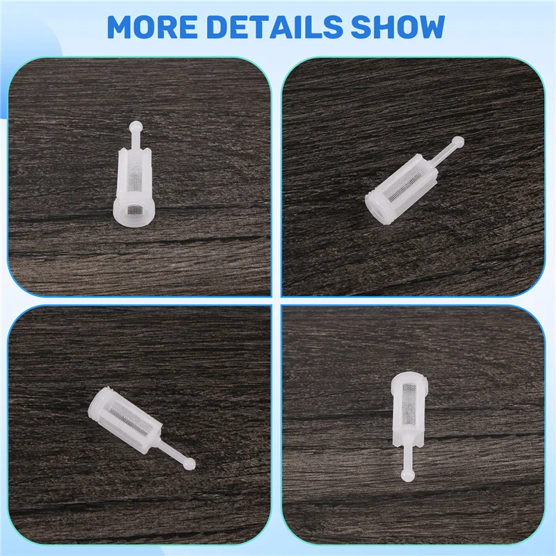 AEA9-10Pcs البلاستيك الجاذبية نوع رذاذ تصفية وعاء قطر 11 مللي متر الطول الإجمالي 36 مللي متر يمكن أن تتكيف مع معظم المذيبات #6