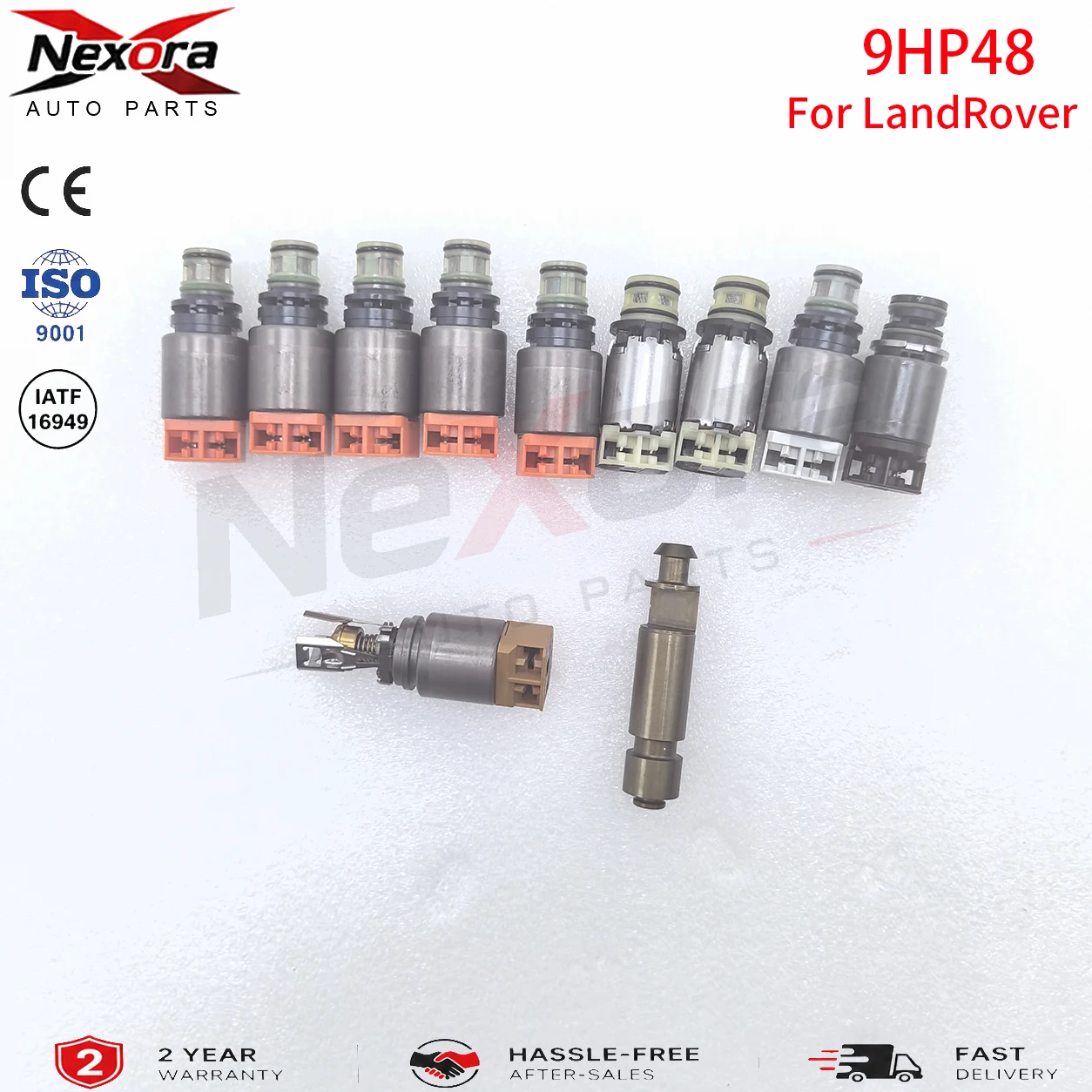 High-Quality 9HP48 ZF9HP48 948TE 9-Speed Valve Solenoid With Valve Core Kit 11Pcs For LandRover Range Evoque Discovery Honda