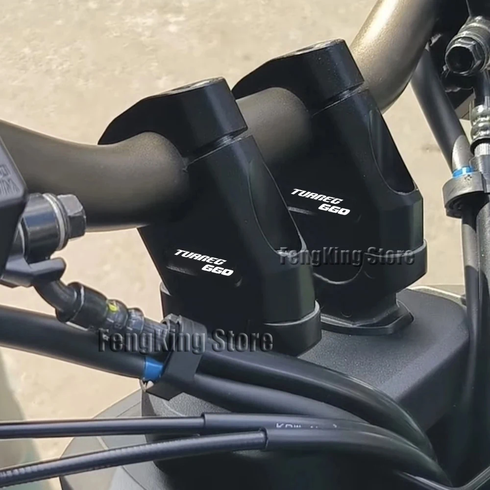 For Aprilia Tuareg 660 Tuareg660 TUAREG660 motorcycle Handlebar Riser Clamp CNC Handle Bar Lift Extend Adapter Mount