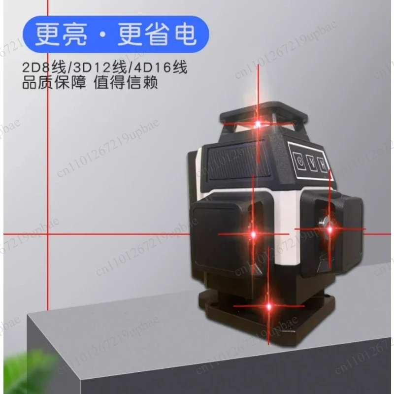 2026 New 8/12 Line Red Laser Level High Precision Self‑Leveling Outdoor Infrared Measuring Tool