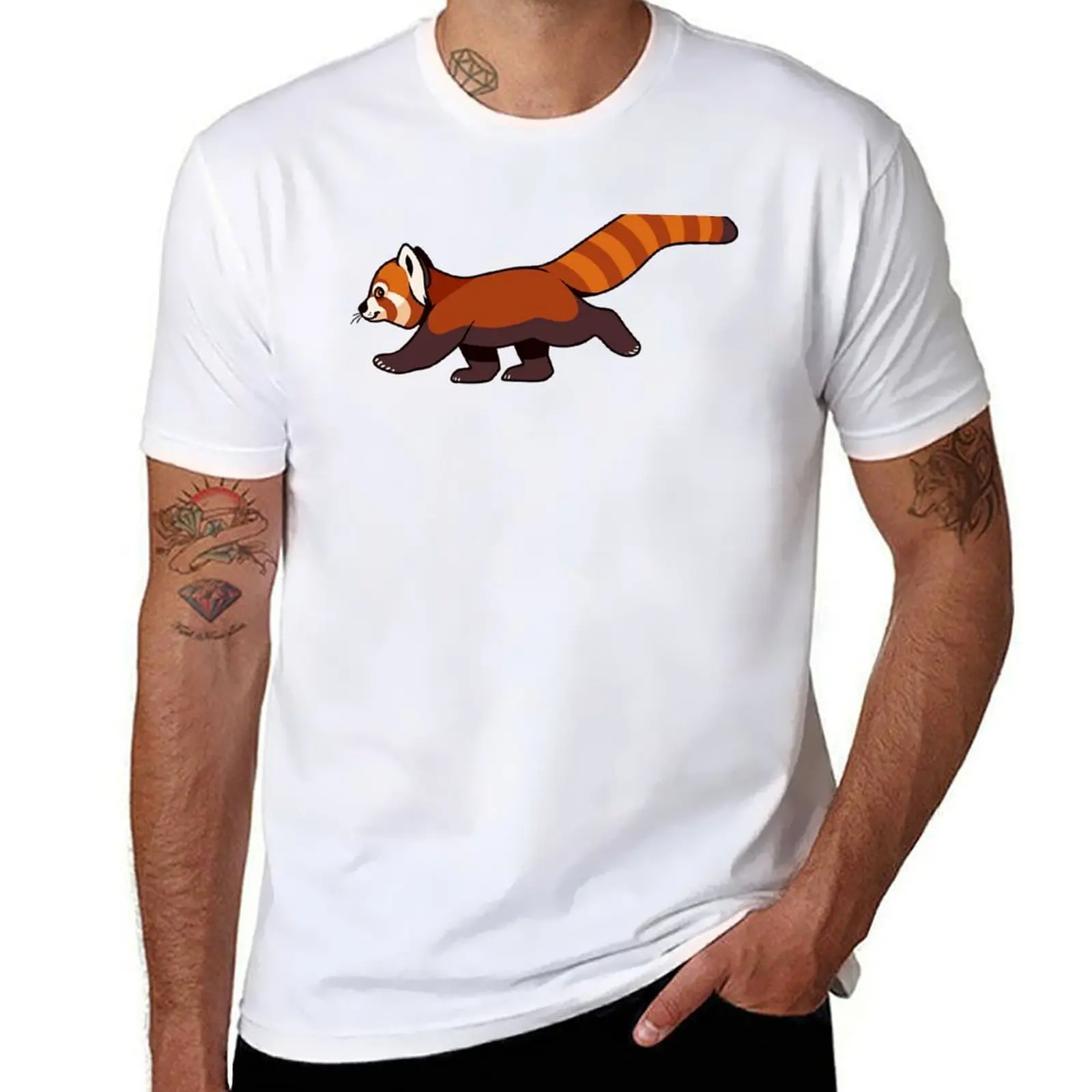 

Red Panda T-Shirt t shirts cotton 100% t shirt man cotton T-Shirt