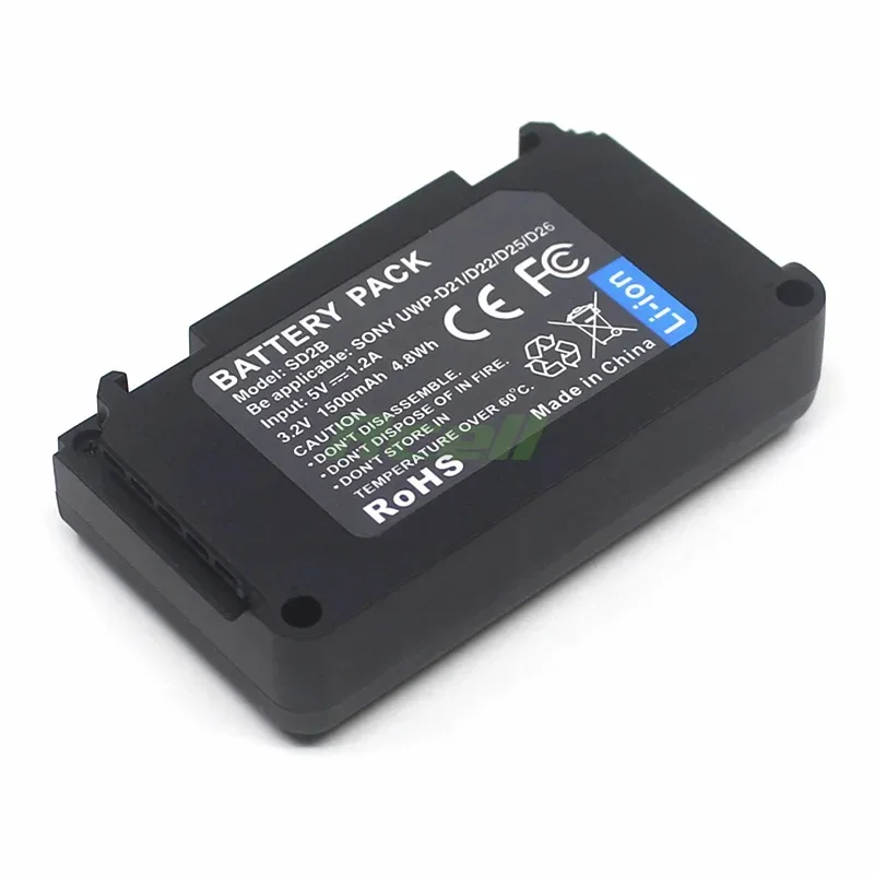 BATC-4AA Replace Li-ion Battery for SONY UWP-D21 UWP-D22 UWP-D26 UWP-D27 UTX-B40 URX-P40 URX-P41D Bodypack Wireless Microphone