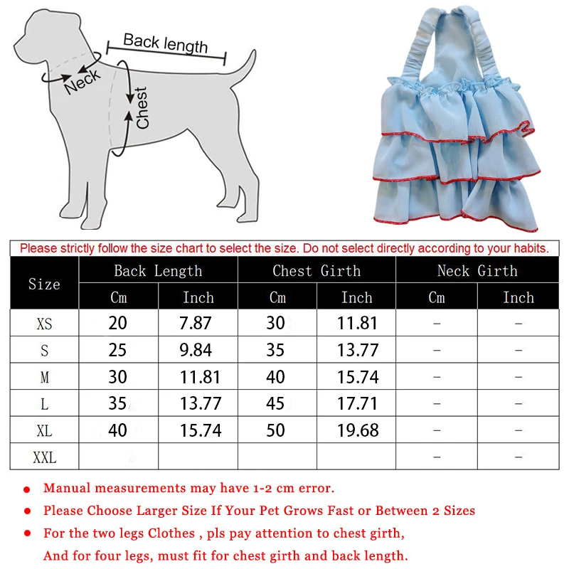 Dog Summer Dress Cat Skirt Pet Clothing Chihuahua Teddy Skirt Puppy Cat Princess Apparel Cute Puppy Clothe Dog Princess Dress