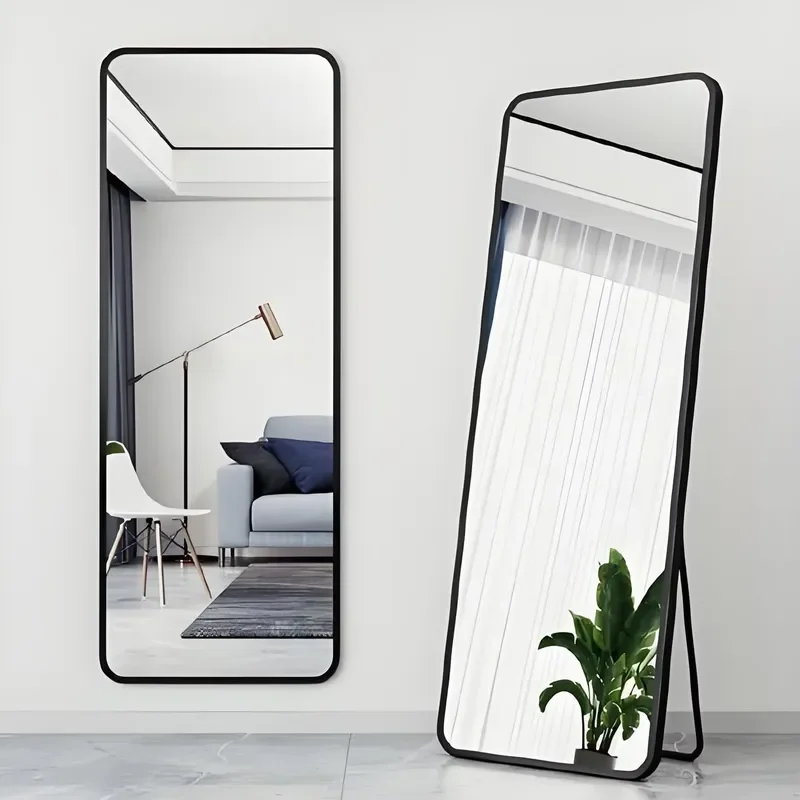 Large Size Independent Floor Mirror Wall Mounted Standing Mirror for Home Interior Decoration