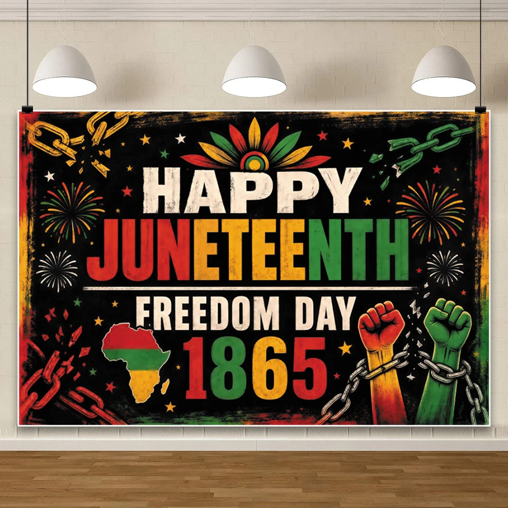 Yeele Black History Month Backdrop for African American February Festival Party Happy Juneteenth Freedom Day Photo Background