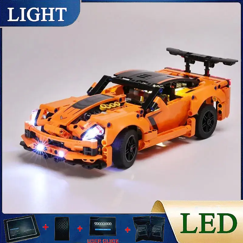 

Комплект светодиодных фонарей «сделай сам» для LEGO 493 Technical Speed Super Car ZR1 (только светодиодный светильник, модель без блоков)