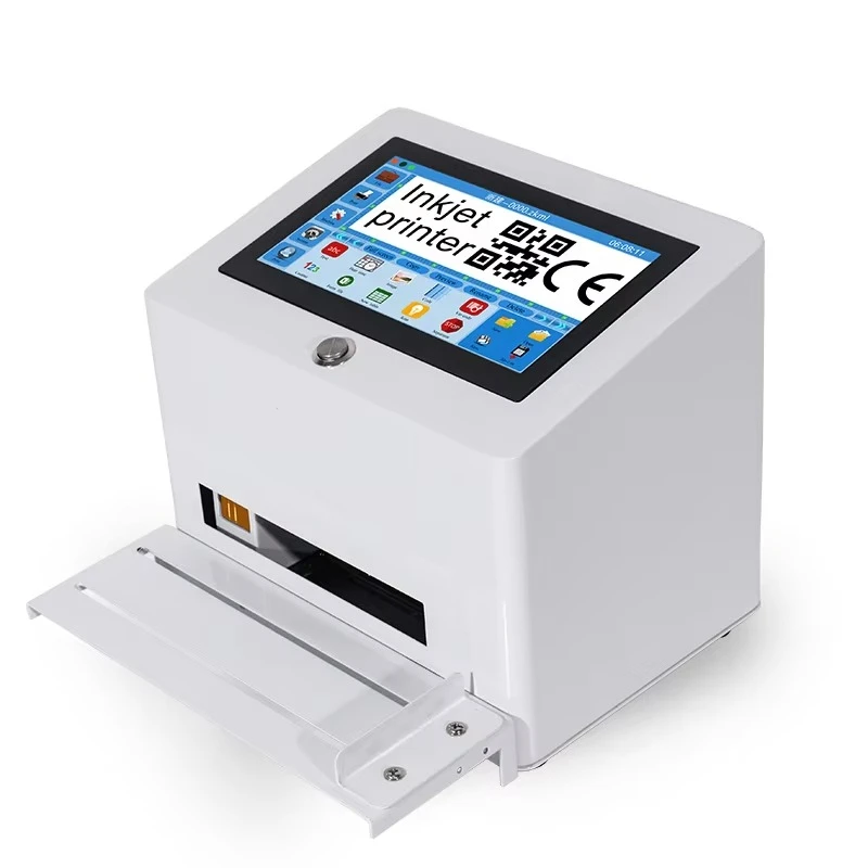 Multi Languages Desktop Inkjet Printer Machine Date Code Printers for Small Bottles Boxes