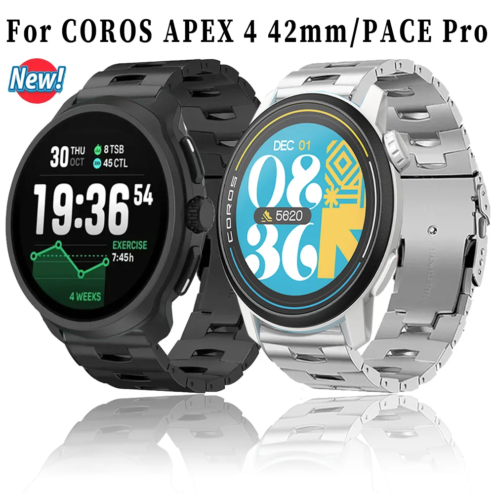 22 mm Oracle Titan-Metallarmband für CMF Watch 3 Pro Uhrenarmband COROS APEX 4 42 mm/PACE 4 Pro Suunto Race 2 S/Vertical 2 Armband
