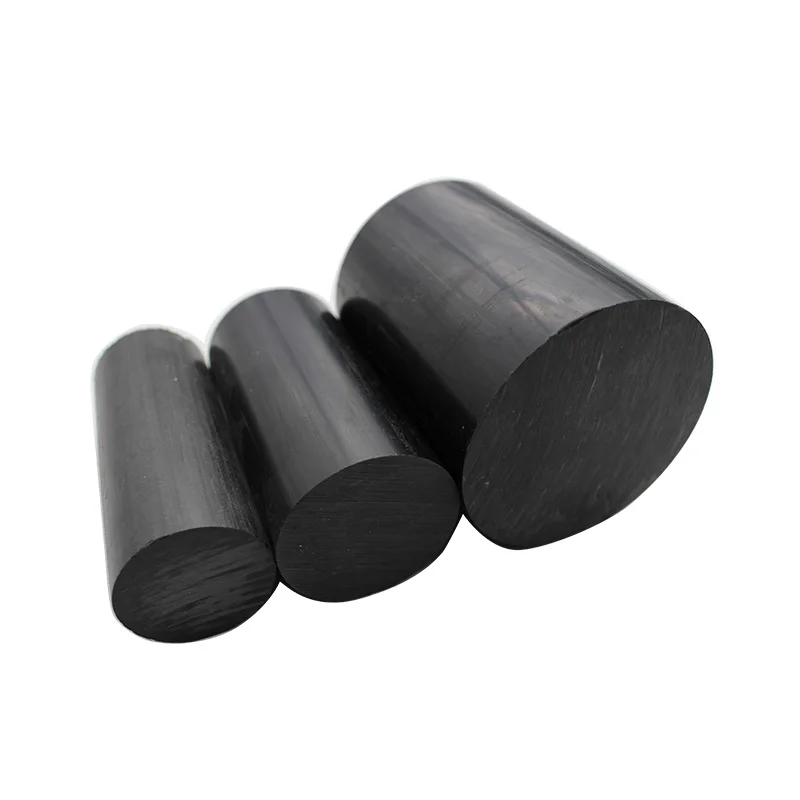 Black ABS Rod Machinable Plastic Round Bar Stock 6mm 8mm 10mm 12mm 15mm 20mm 25mm 30mm 35mm 40mm 45mm 50mm 60mm 65mm