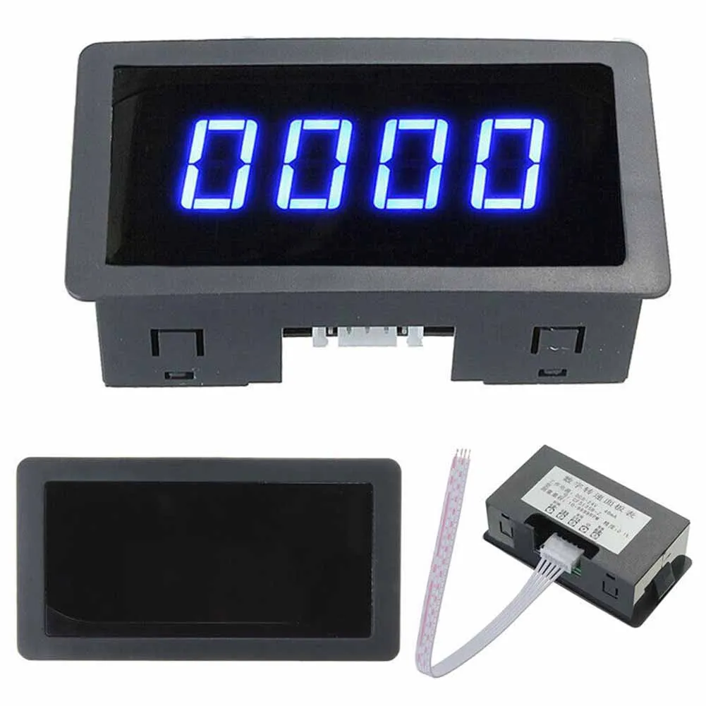 

4 Digital LED Tachometer RPM Speed Meter Hall Proximity Switch Sensor NPN Set CF5135C-Z Frequency Meter Industrial Instrument