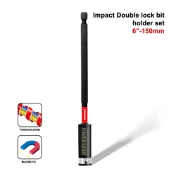 GEINXURN Impact Double lock bit holder set