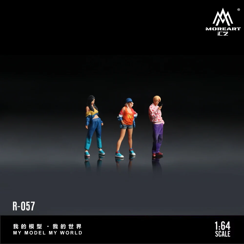 More Art 1:64 Handsome Guys And Beauties Resin Doll Set Model, Decoration Figure Model for Gift&Display&Collection