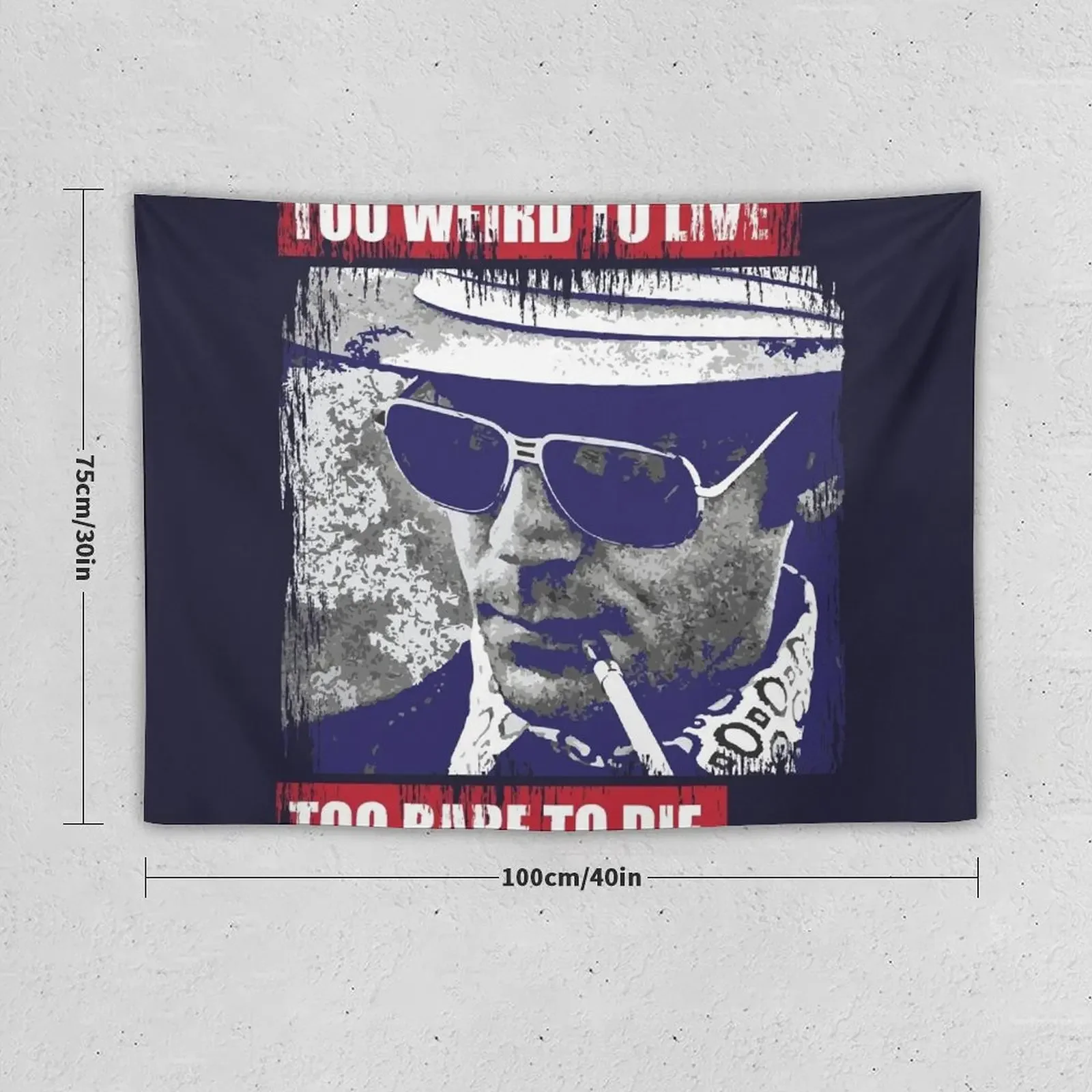 Gonzo Hunter S Thompson Tapestry Aesthetics For Room Decorative Wall Room Decor Decorative Paintings Tapestry