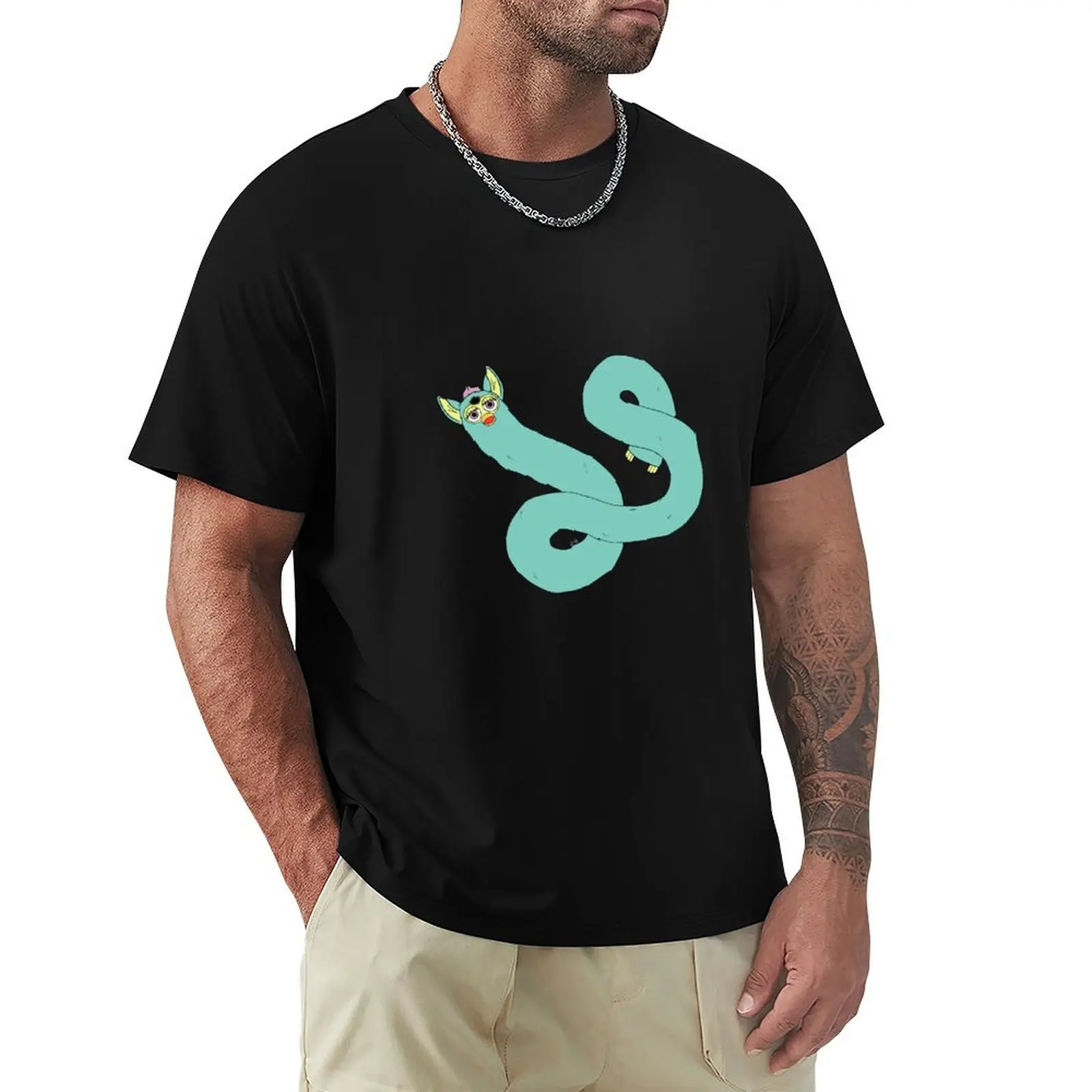 

Long furby T-Shirt man t shirt anime sports fans funny t shirts men
