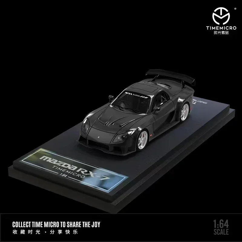 Time Micro  Model Car RX-7 Veilside Alloy Die-cast Sport Vehicle Collection 1/64