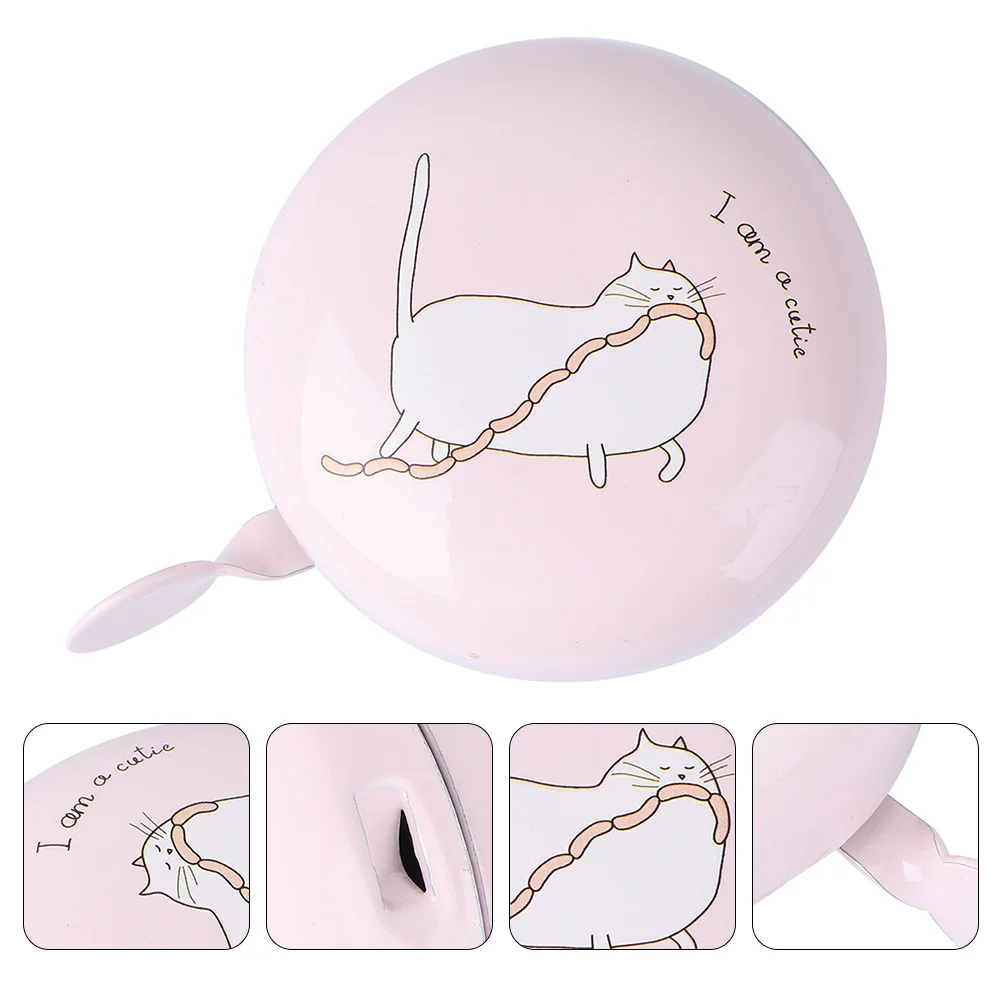 Bell Bike Kids Accessories Scooter Ring Girls Bells Children Toddler Horn Cycling Printed Kitten Girl Handlebar Tricycle Safety