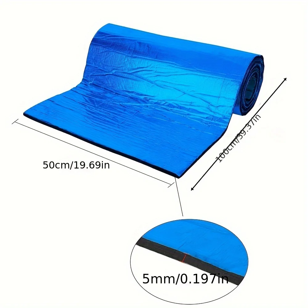 Automotive Thermal and Acoustic Insulation Foam Aluminum Foil Self-Adhesive Thermal and Acoustic Insulation Pads Automotive Hood - view 2